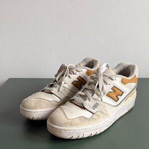 New Balance 550 Beige and Brown Sneakers